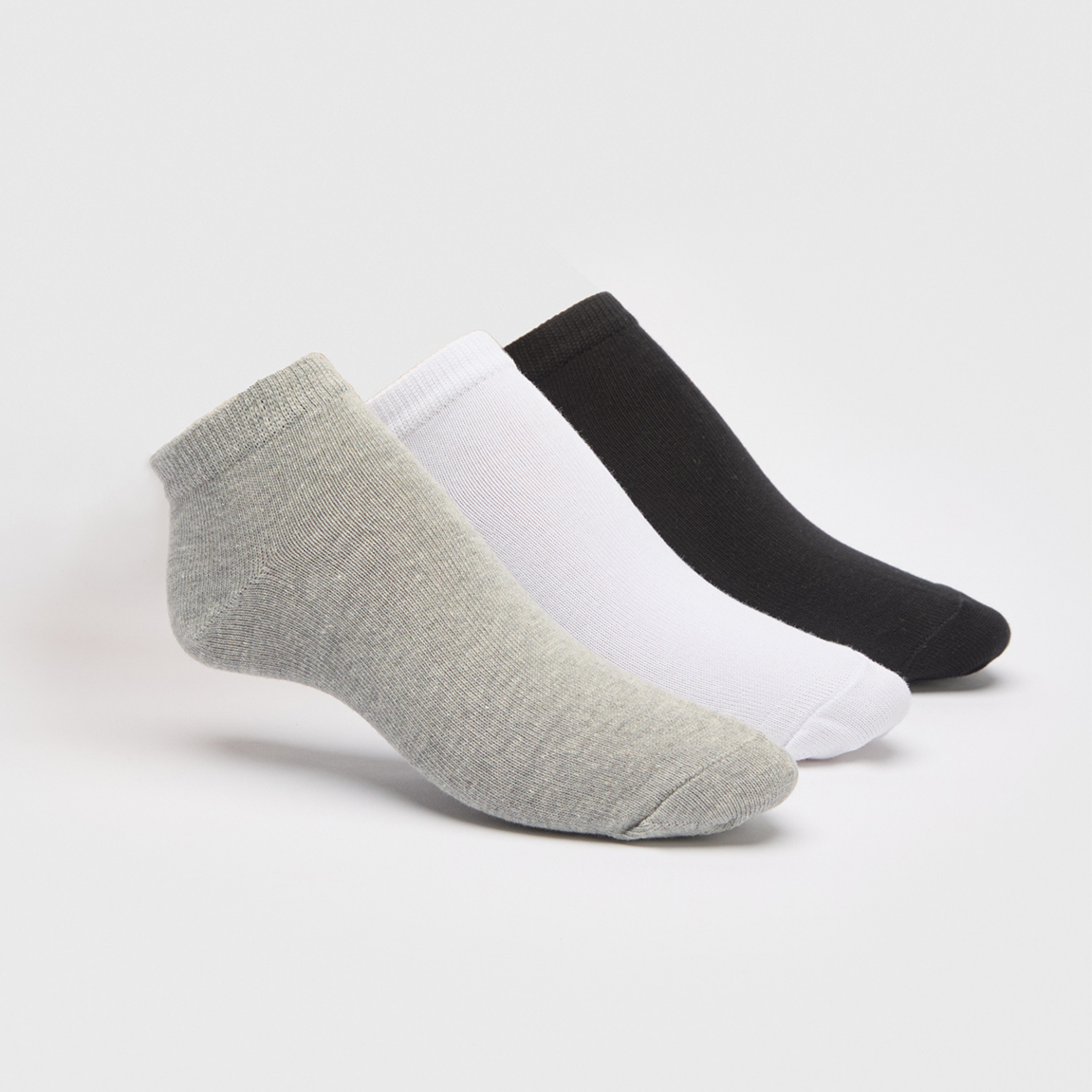 105L.3 - JUVENIL - SOQUETE LISO SURTIDO - PACKX3