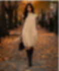Front of Mustard Paper Cocoon Dress