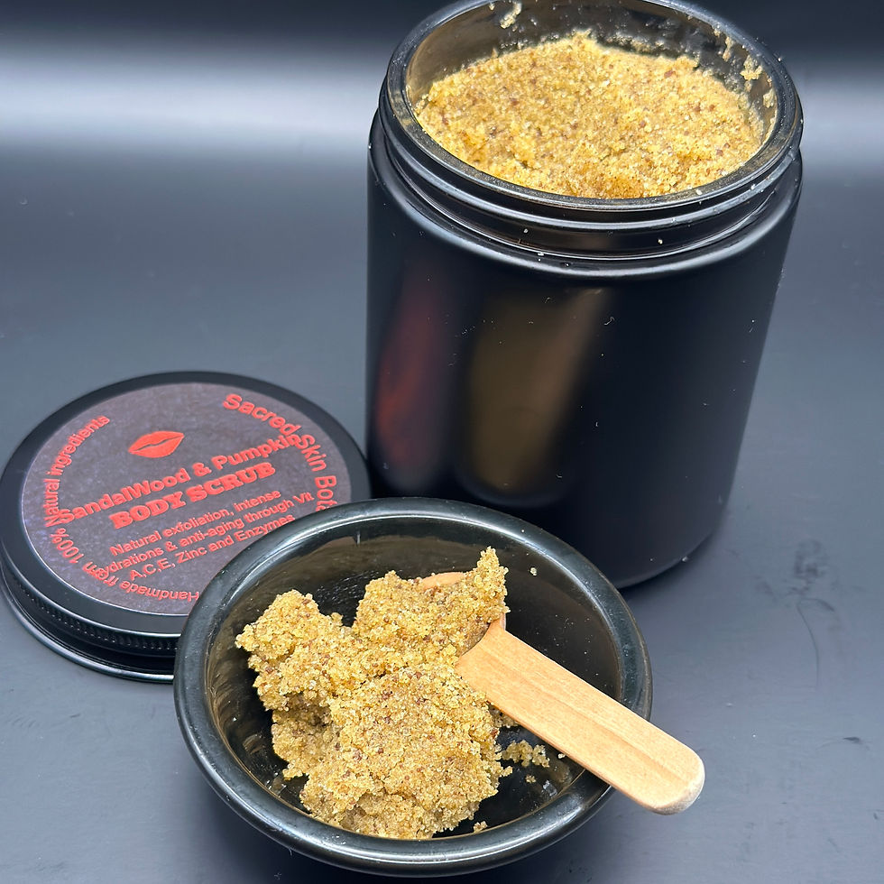 Thumbnail: Sandalwood and Pumpkin Emulsified Body Scrub out of jar