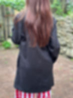 Back of Cowl Neck Summer Blazer