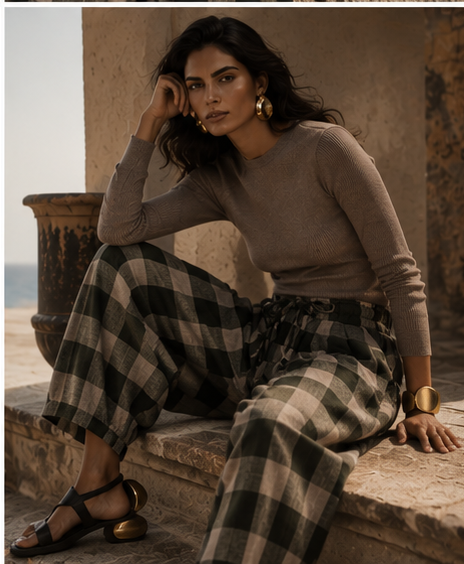 Beige Rib Jumper