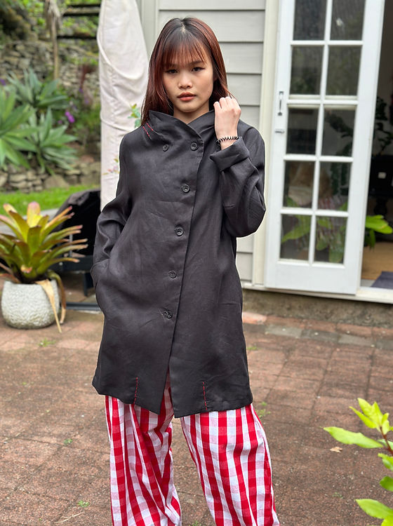 Cowl Neck Summer Blazer | air-amclothing
