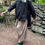 Thumbnail: Front Side of Black Coat Jacket worn with Irish Eyes Origami Pant