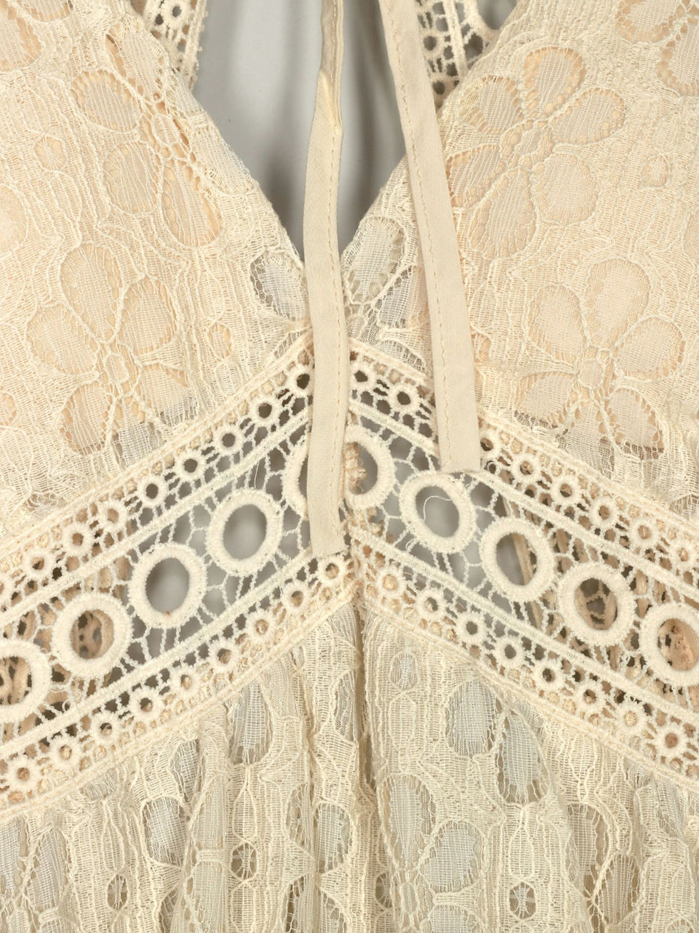 Miniatura: Vestido de renda curto