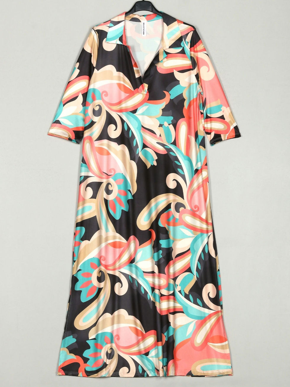 Miniatura: Vestido estampado fluído 