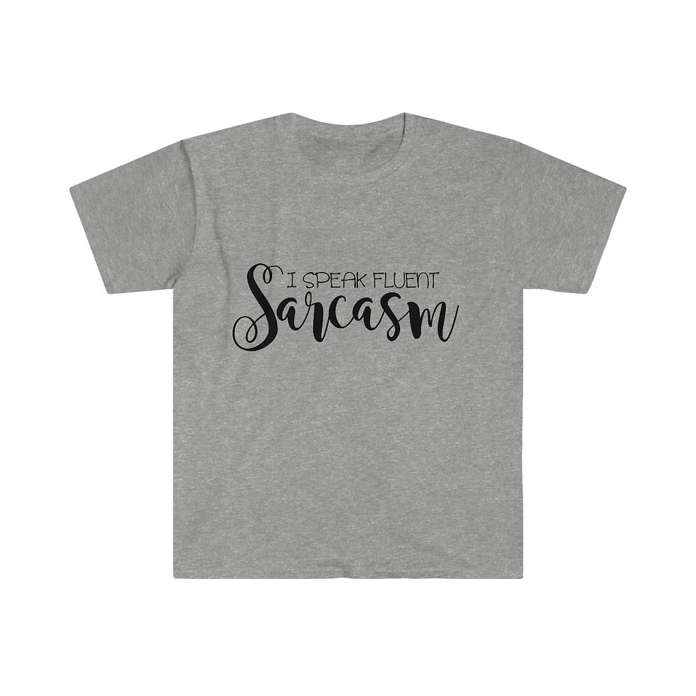 Thumbnail: Fluent Sarcasm Unisex Softstyle T-Shirt