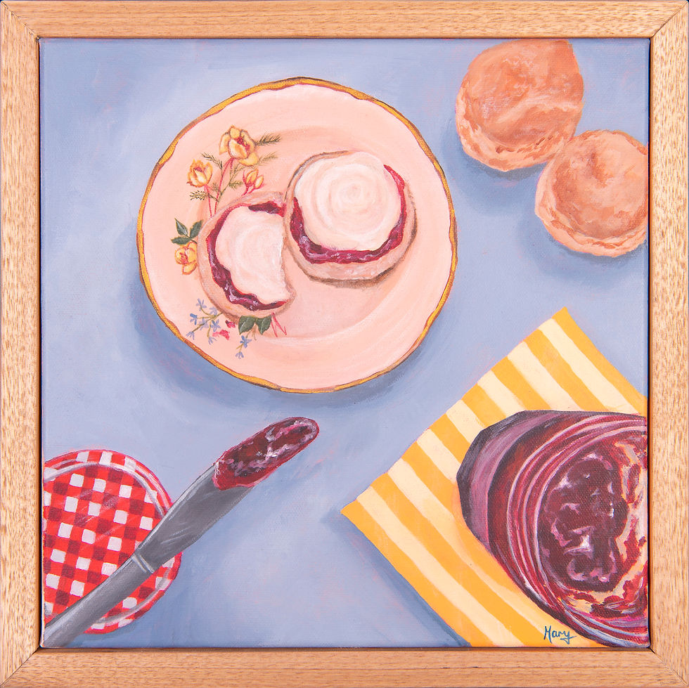 Scones with Jam and Cream