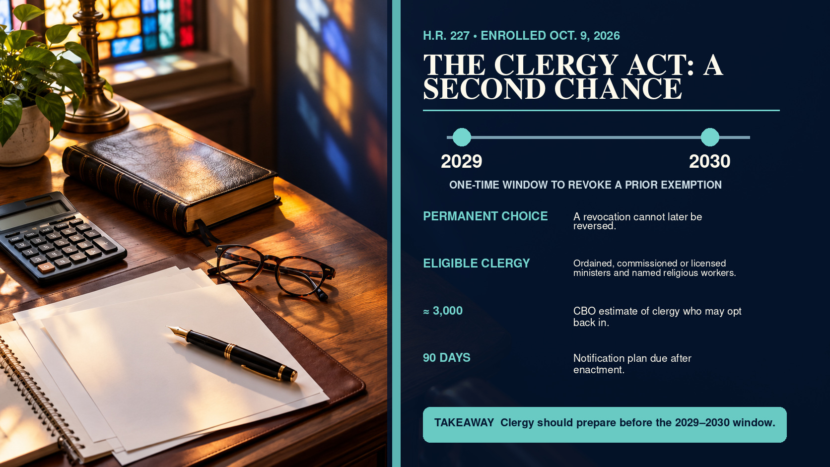 Clergy Retirement and Social Security Planning