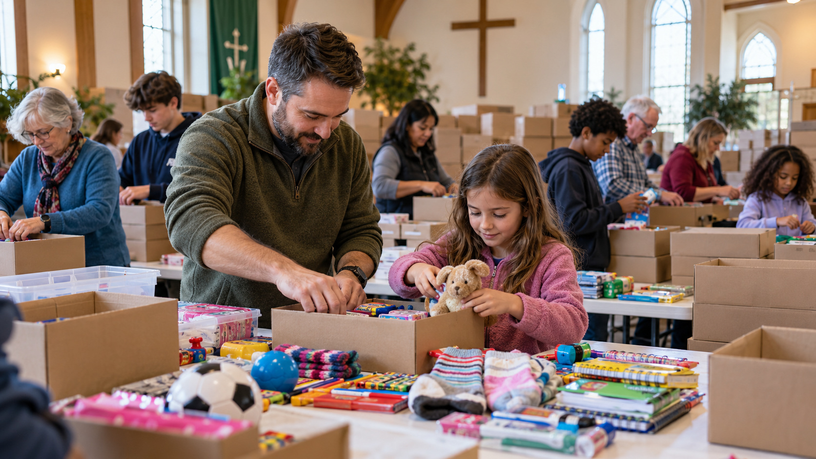 Operation Christmas Child and Gospel Outreach