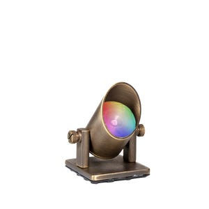 AMP MarinerPro Brass RGBW LED Underwater Light