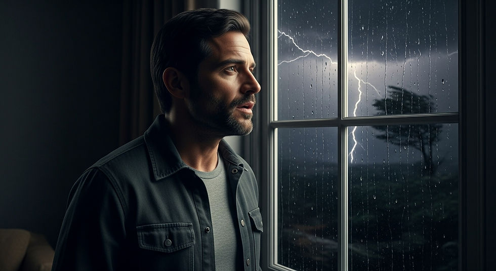 God doesn’t waste the storm; He uses it to clear the way for something new.