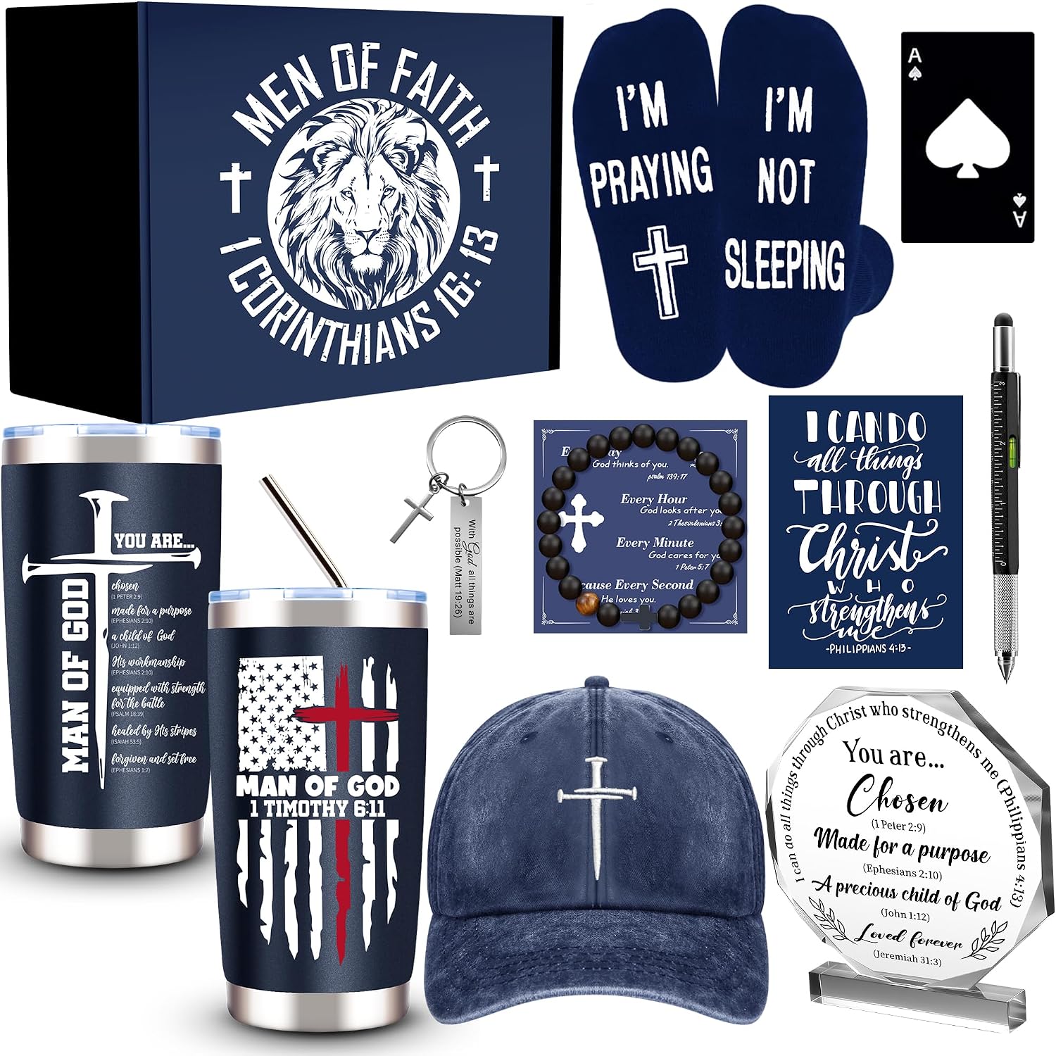 Christian 10-Piece Gift Set for Husband, Dad, or Grandpa Amazon product image