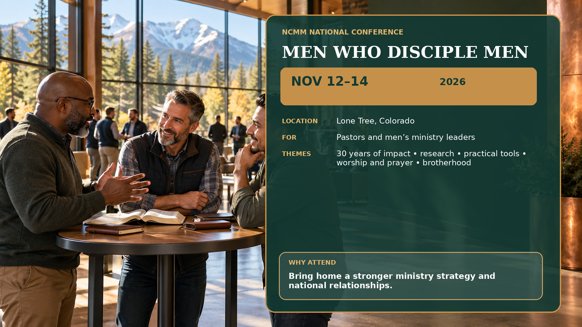 Men’s Ministry Leadership and Discipleship