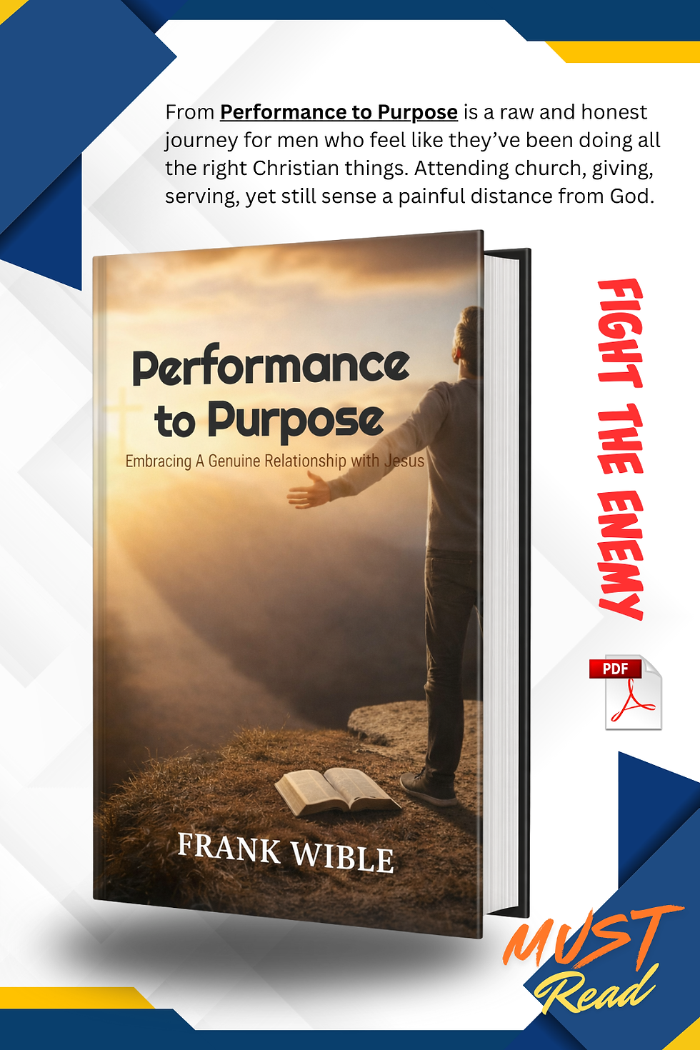 Thumbnail: From Performance to Purpose - Confront feeling like a “fake believer”.