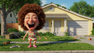 Woman Laughing in South Tampa