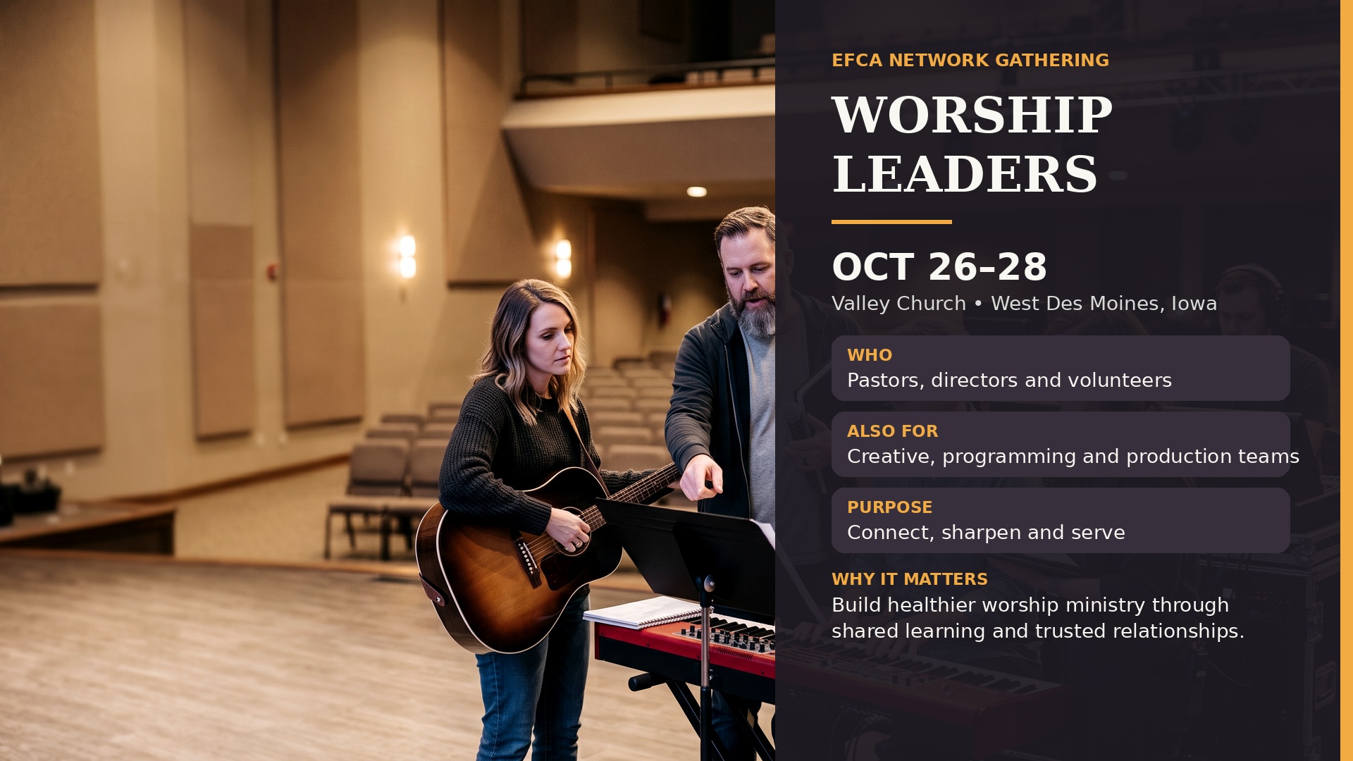Worship Leadership and Church Ministry