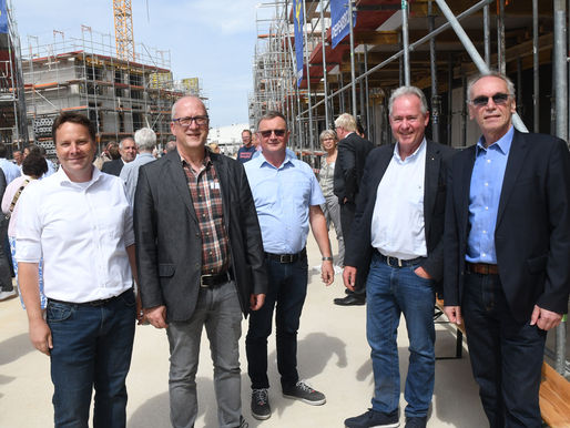 Richtfest auf der Allerinsel