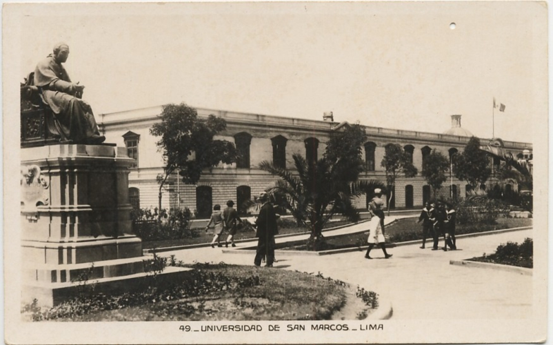 Universidad de San Marcos. Librería Papelería Agencia Moderna. Lima. N° 49.