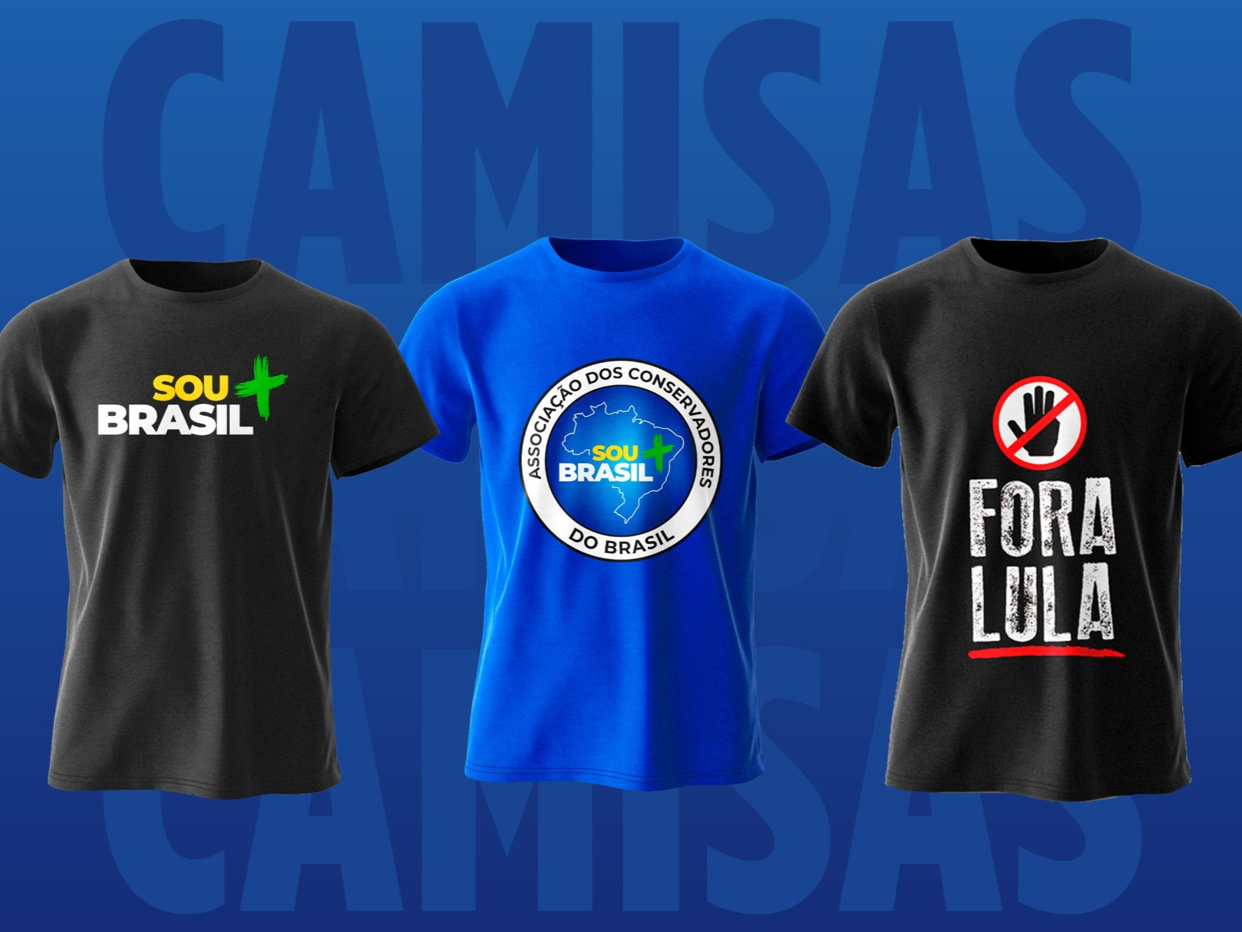 Camisa Sou+Brasil