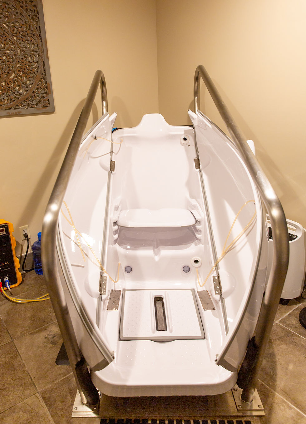 The HOCATT Transdermal Ozone Therapy machine, which provides a total body reset in 30 minutes