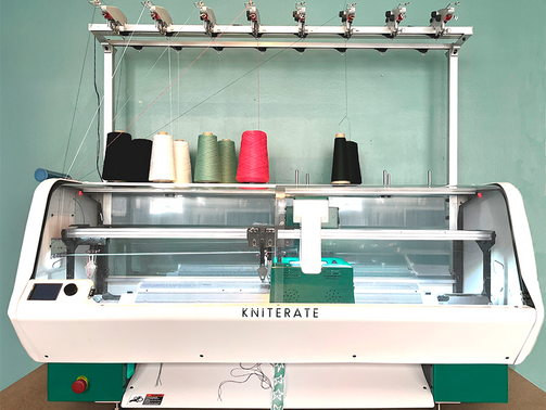 Tricot numérique et Boutique : Le Double Saut de Caligraphic