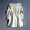Miniature : Robe Lune de Miel, satin, blanche, manches longues