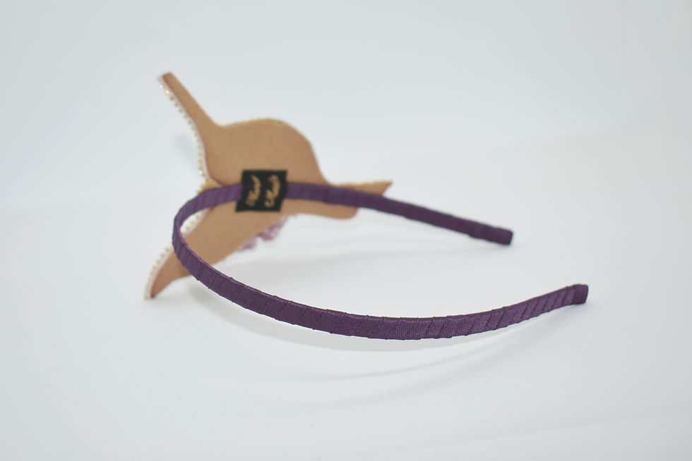 Thumbnail: Handmade beautiful crystal humming bird headband