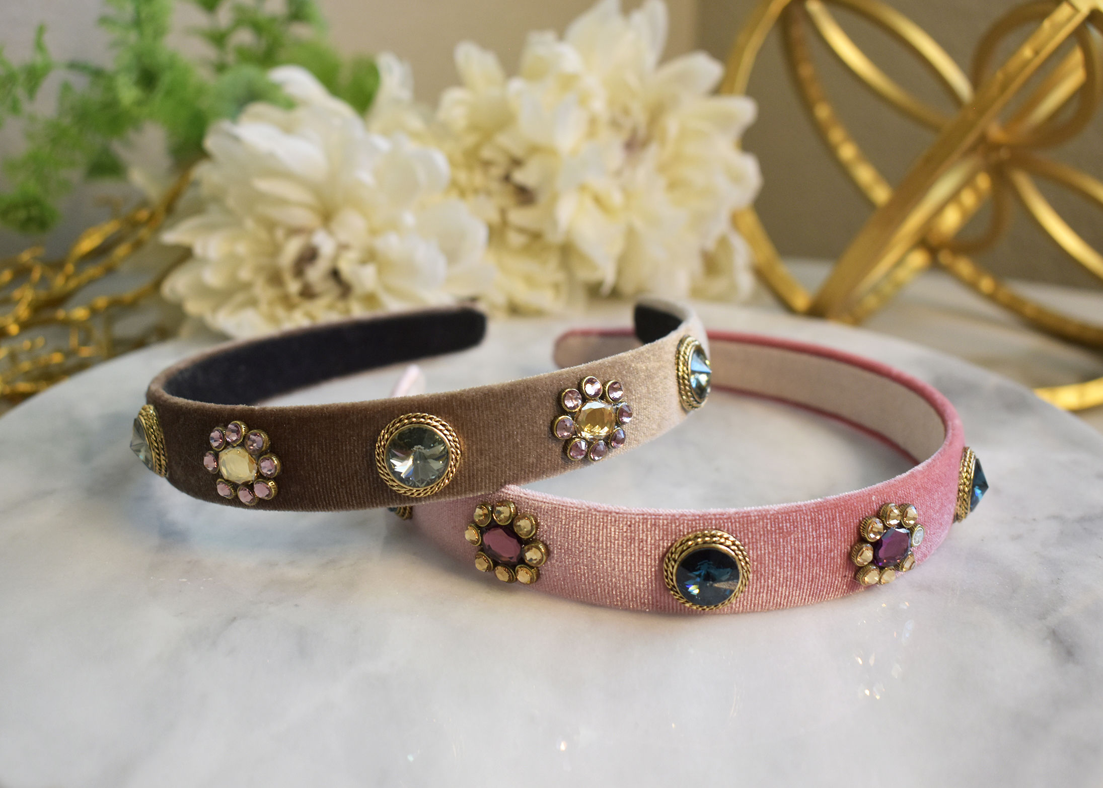 Big crystal headband