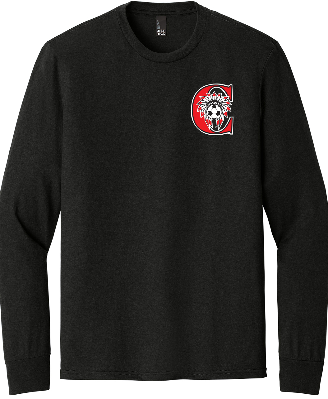 Coatesville Headdress Logo District Perfect Tri Adult Long Sleeve Tee