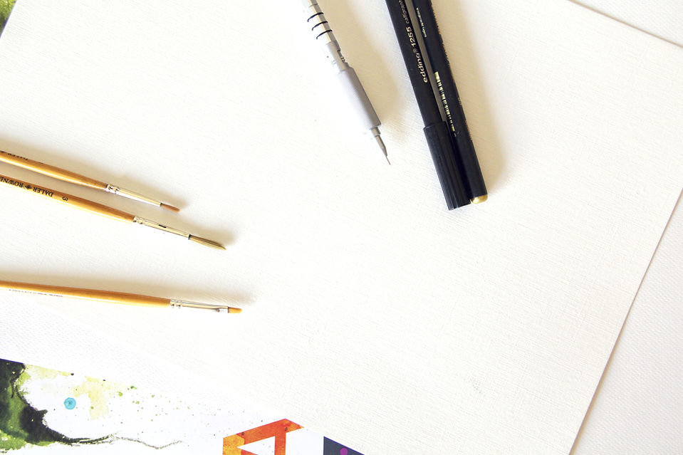 Art Supplies Arrangement