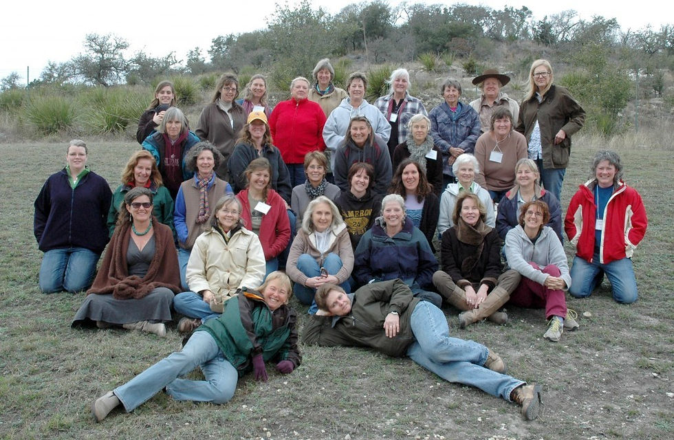 Group of women farmers sitting together