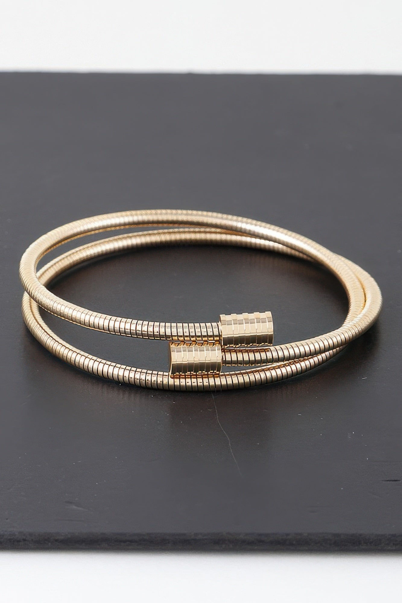 The HIGHLINE Coil Wrapped Statement Bracelet: BYMANYC ® New York