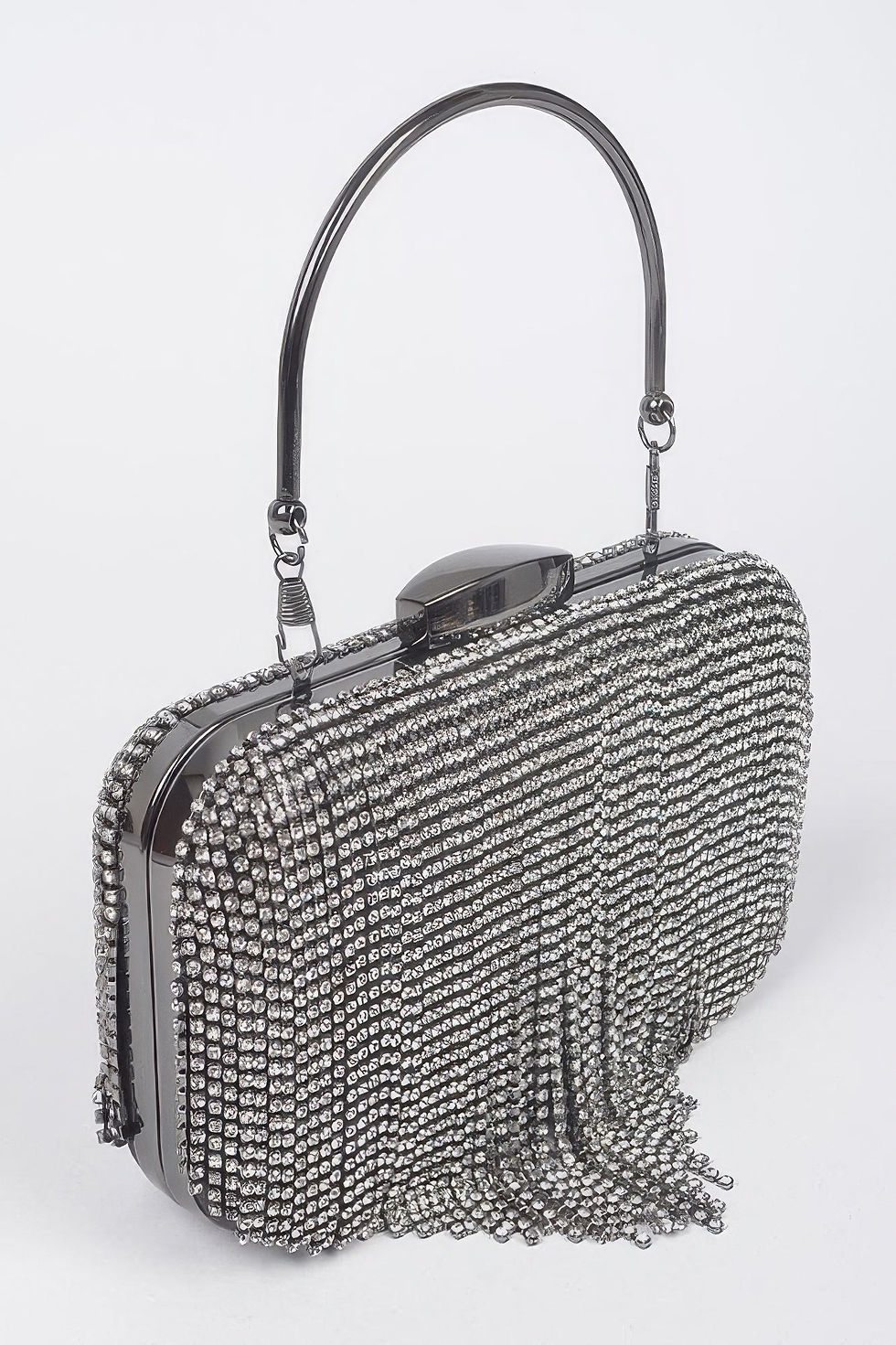 Thumbnail: Women's Handbag Rhinestone Fringe Clutch - BROADWAY - BYMANYC ® New York