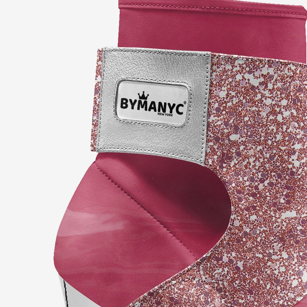 Thumbnail: Limited Edition Vegan Stiletto Boots BYMANYC ® New York Futurista Black