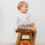 Thumbnail: Children's Wooden Stool CAT Themed Chair Toddlers Step sitting Stool