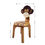 Thumbnail: Children's hand crafted wood Chair With back rest Animal MONKEY Theme