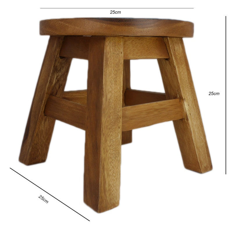 Thumbnail: Kids Wooden Stool Puppy Dog Children Chair Toddler Step Stool