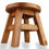 Thumbnail: Children's Wooden Stool BEAR Lady Chair