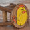 Thumbnail: Children's Wooden Stool Chicken Themed Chair