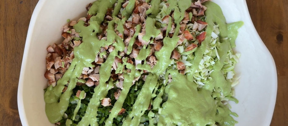 Green Goddess Salad Dip with Chicken