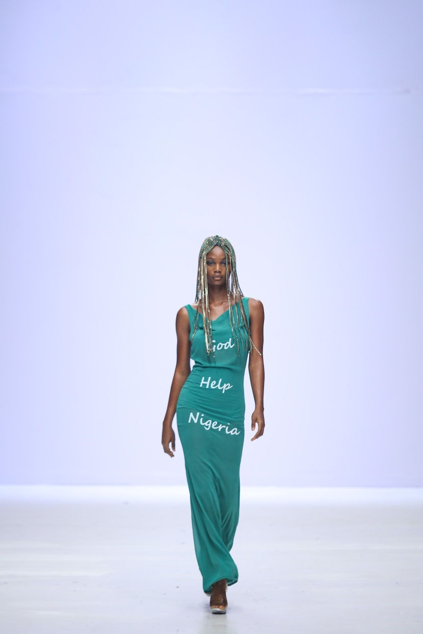 Tia Adeola THE FASHION BLUEPRINT Lagos Fashion Week AFRICA FASHION runway show