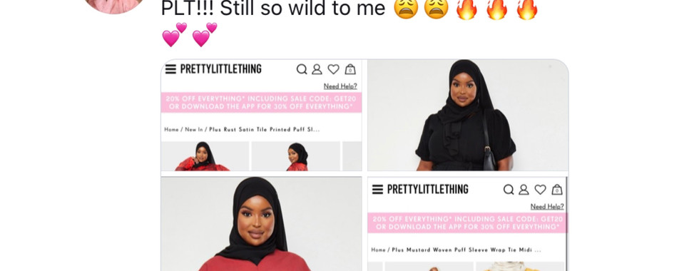 THE FASHION BLUEPRINT PLT first hijabi model 2020 Pretty Little Thing Marc Jacobs dreadlocks models Cultural Appropriation or Appreciation Billy Marsal Islam Hijab Fashion Representation