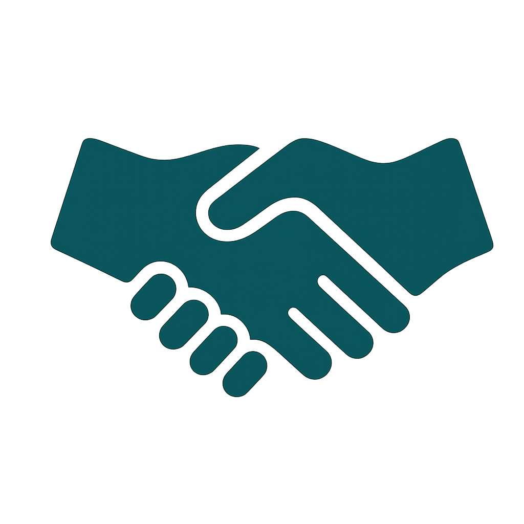 ikon som viser Håndtrykk