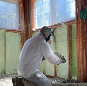 Garage wall spray foam insulation Toronto