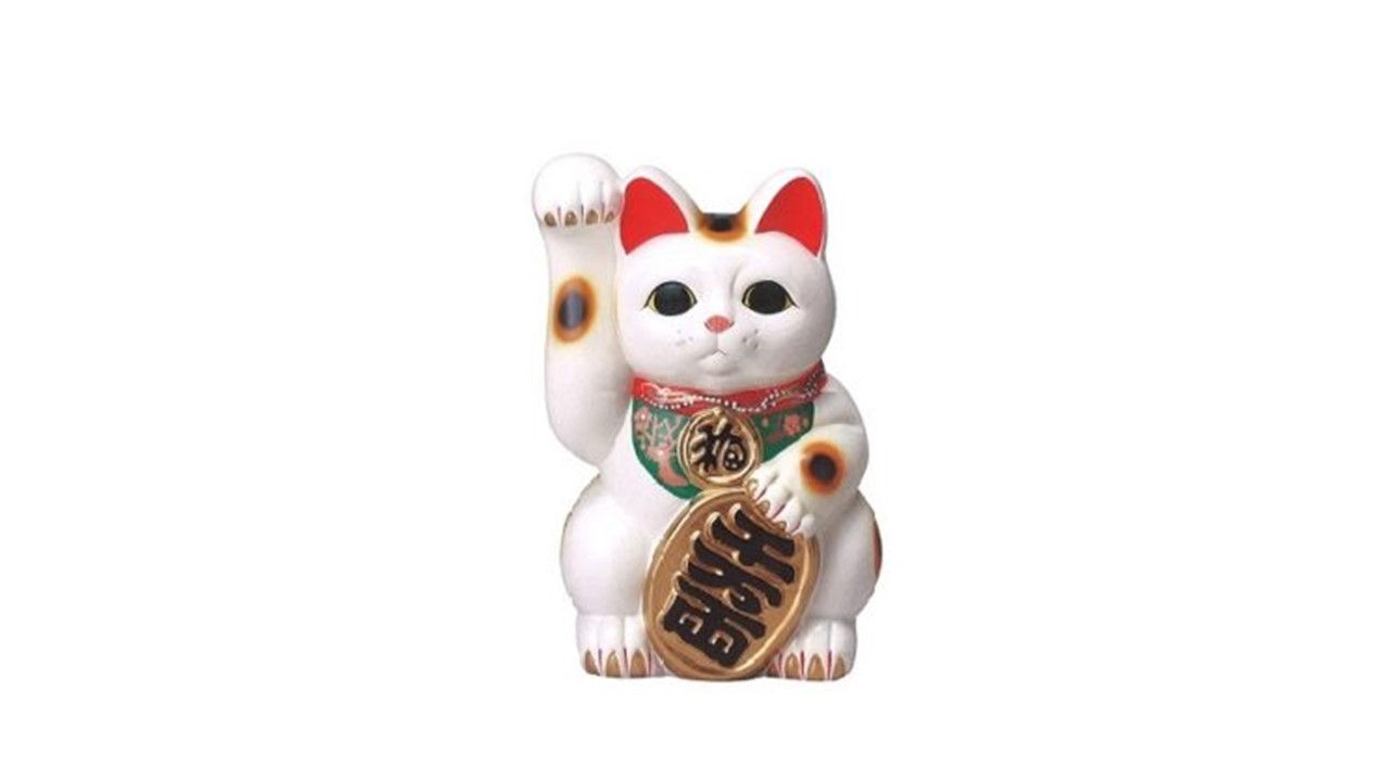 White Manekineko -Long arm (R or L)