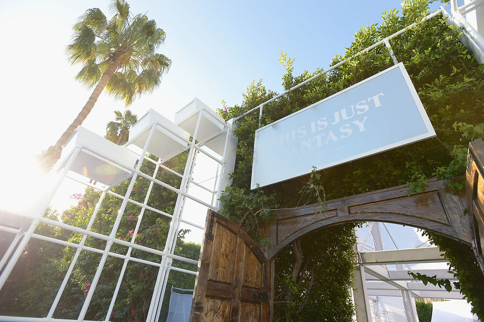 Coachella Waterfall Entrance Photo
