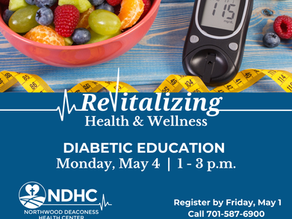 Diabetic education class offered May 4