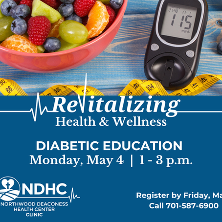 Diabetic education class offered May 4