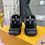 Thumbnail: LV Trainer Black Sneakers