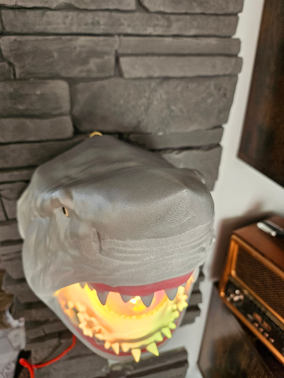 Miniature : Lampe requin grand blanc